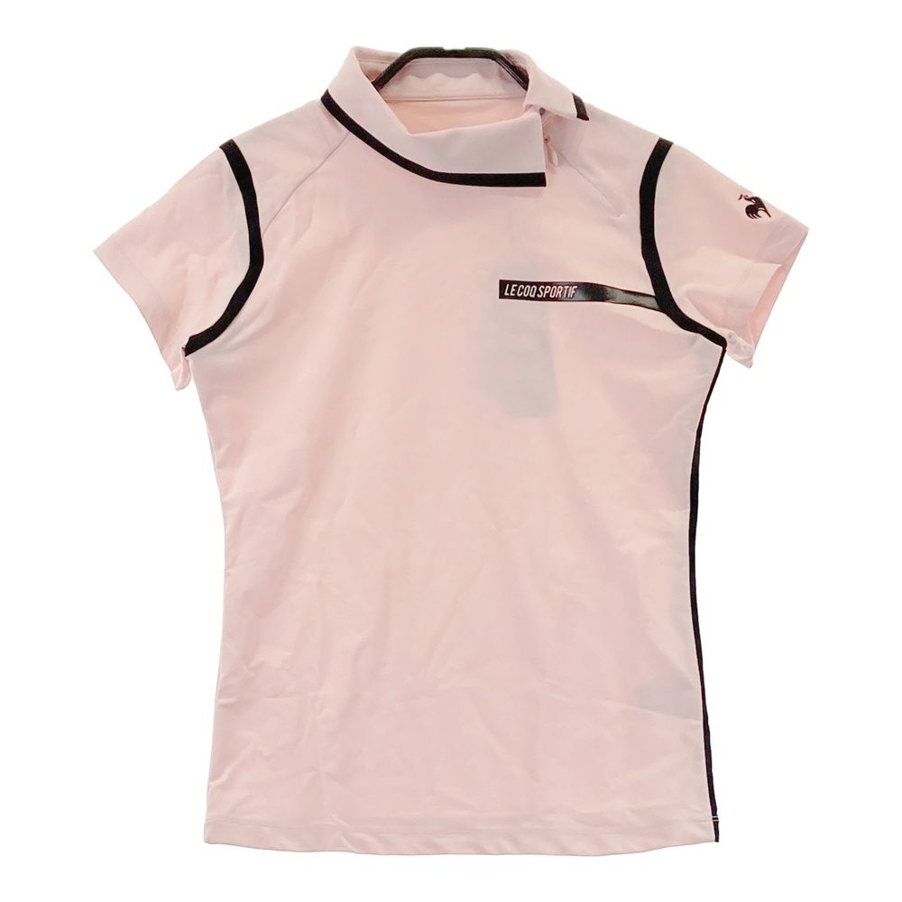サイズ：M LE COQ GOLF ルコックゴルフ 襟付 半袖Tシャツ ピンク系 [240101693346] ゴルフウェア レディース ストスト