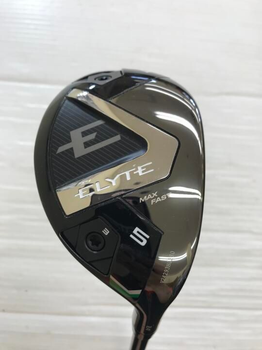 キャロウェイ　ELYTE MAX FAST　24度　LIN-Q GREEN 40 for Callaway　Rフレックス　ユーティリティ　中古【最短即日発送】