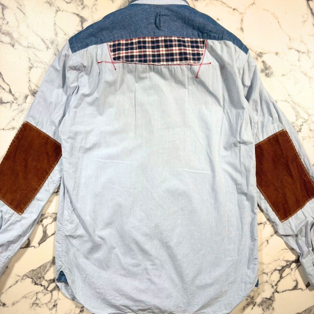 AD2011/パッチワーク切替○JUNYA WATANABE コムデギャルソン MAN