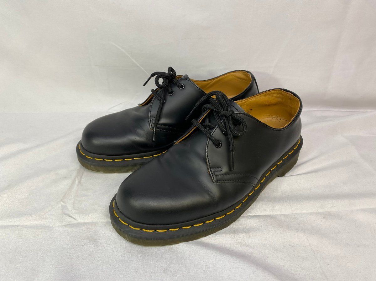 Dr.Martens ドクターマーチン イエローステッチ 3ホール レザー