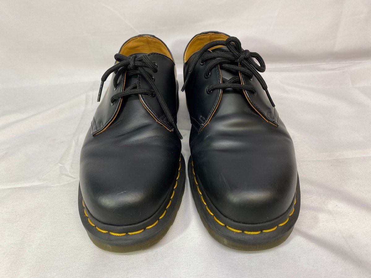 Dr.Martens ドクターマーチン イエローステッチ 3ホール レザー