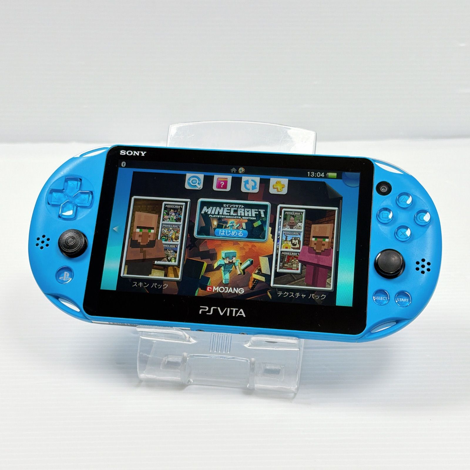 PSVITA PCH 2000 アクアブルー PlayStation Vita FW3.74 遊べるセット 