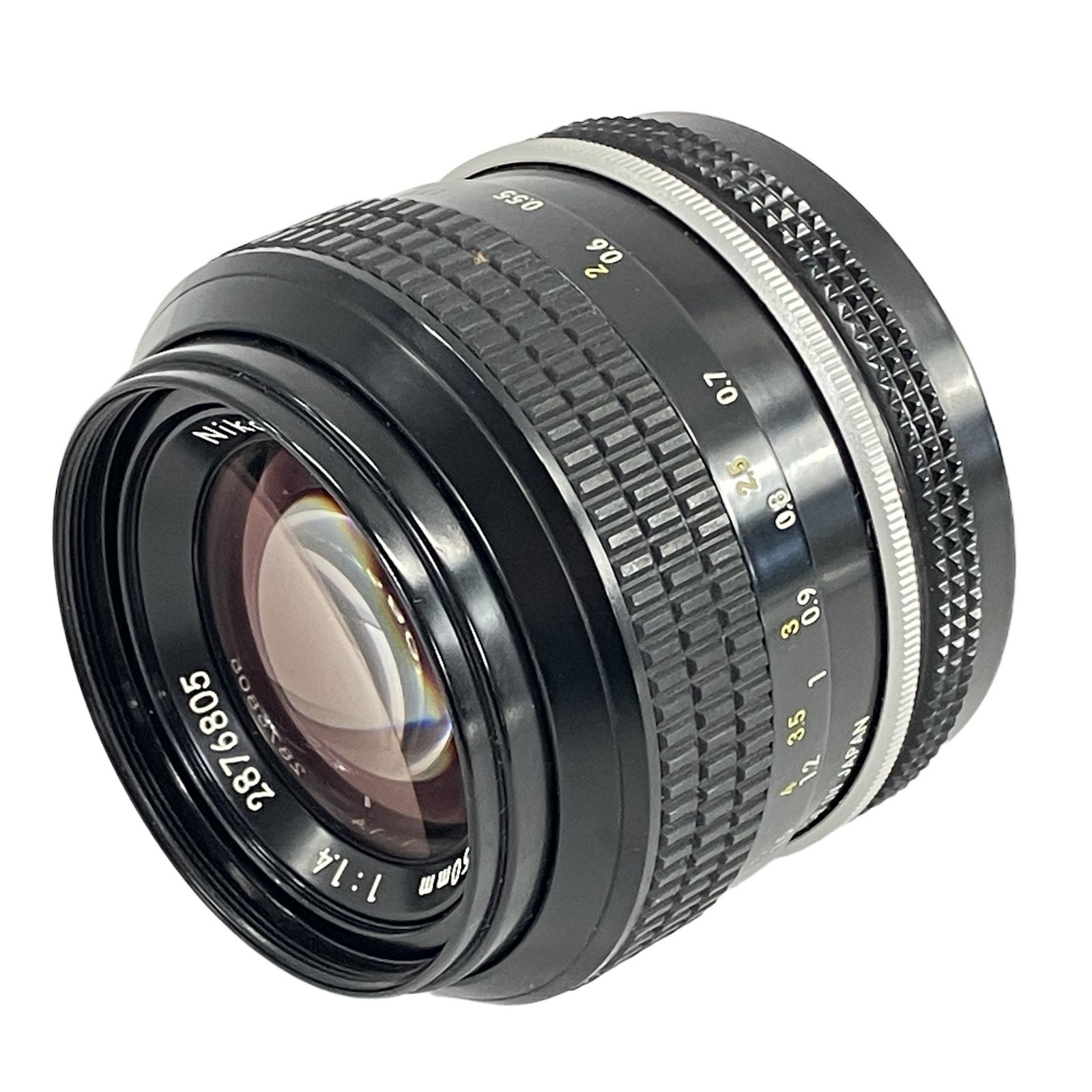 Nikon NEW Nikkor 50mm F1.4 前期型 非Ai ニコン MF 標準 カメラ レンズ ジャンク W11235206