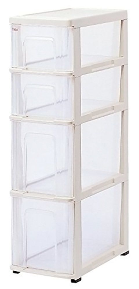 サンコープラスチック スリムストッカー4段 シンク 幅22×奥41×高80cm ソフトベージュkk 7ec48733 5,952円