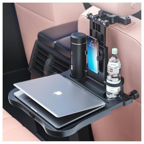 後部座席 テーブル 車 シートバックテーブル 高い安定感 十分な広さ 工具不要 Youtubeを見せられるkk f69c9616