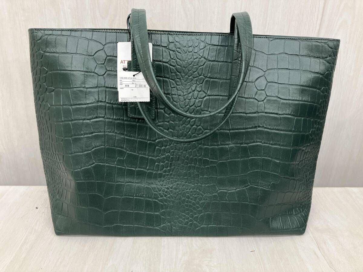UNITED ARROWS ユナイテッドアローズ トートバッグ 4727286 グリーン 牛革
