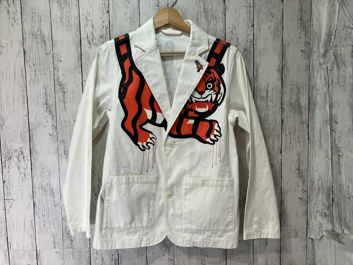 archive Billionaire Boys Club TIGER PRINT テーラードジャケッ Sサイズ WHITE