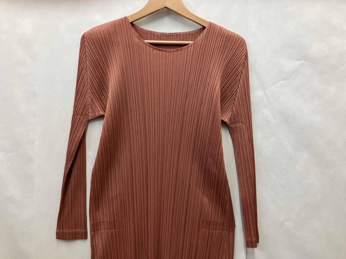 PLEATS PLEASE 長袖ワンピース　PP43JH165 サイズ2