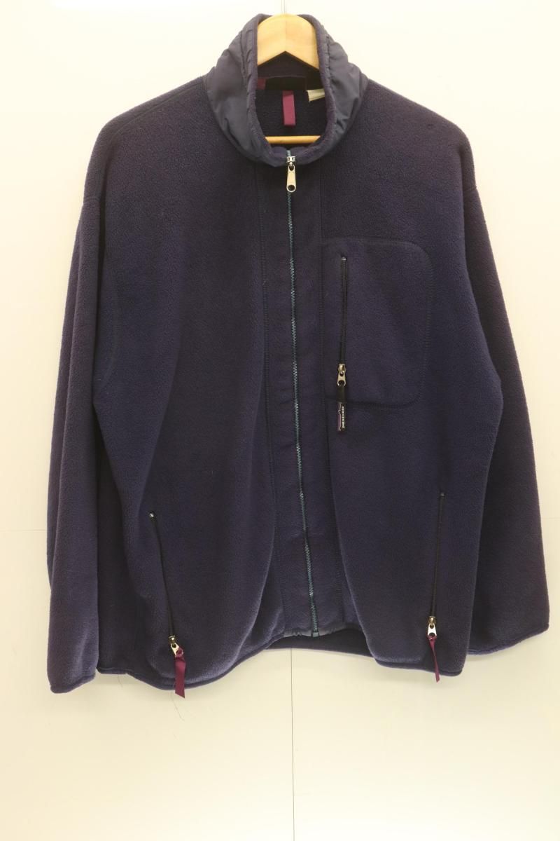 【中古】 patagonia メンズフリースジャケット L USA製フリースジャケット patagonia L 紫 パープル