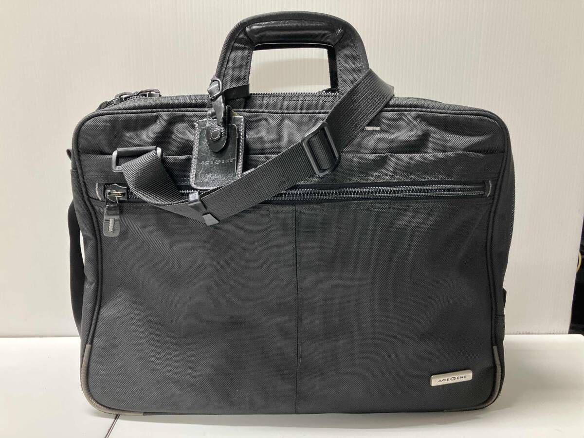 ace. GENE エース ジーン ブリーフケース ビジネスバッグ ショルダー付き / ブラック
