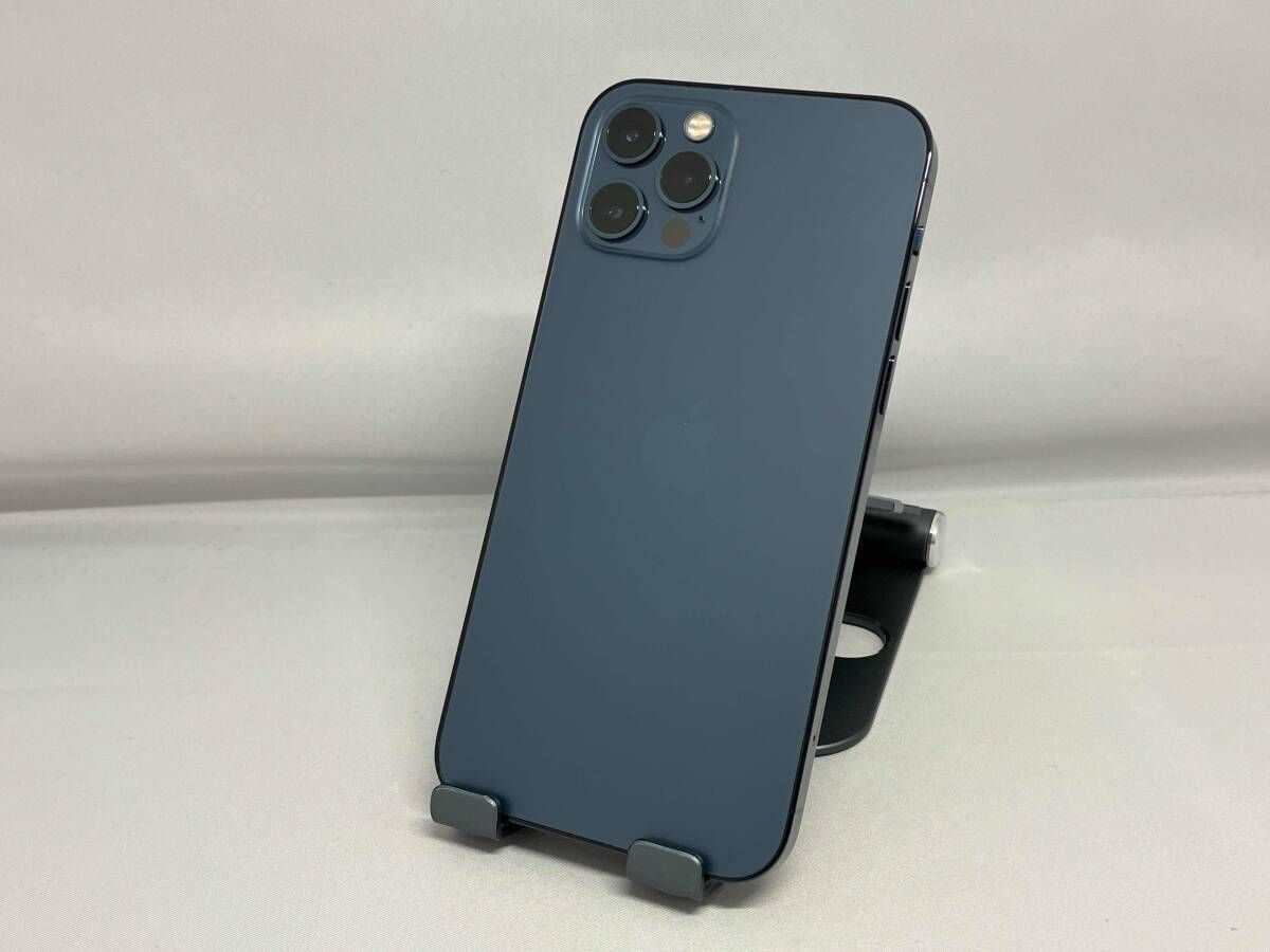 docomo 【SIMロックなし】MGMD3J/A iPhone 12 Pro 256GB パシフィックブルｰ docomo
