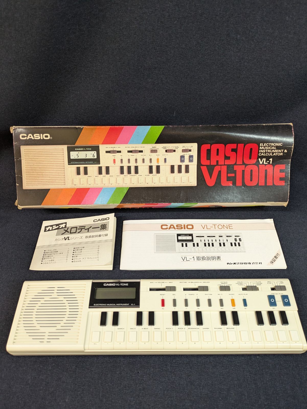 希少稼働品】CASIO/カシオ ヴィンテージ電子楽器 VL-TONE VL-1 電子