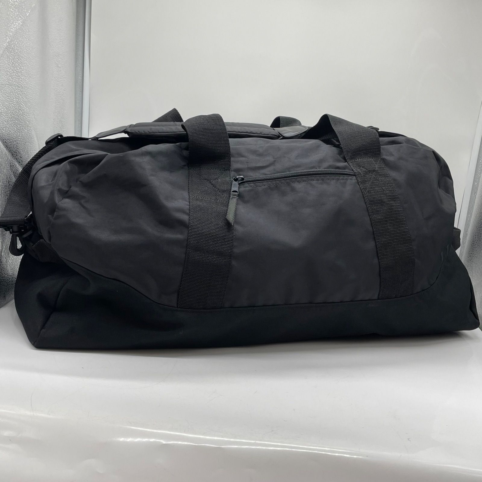 BN8869□L.L.Bean アドベンチャーダッフル L/XL USA製 ブラック ショルダーストラップ付 レア V274