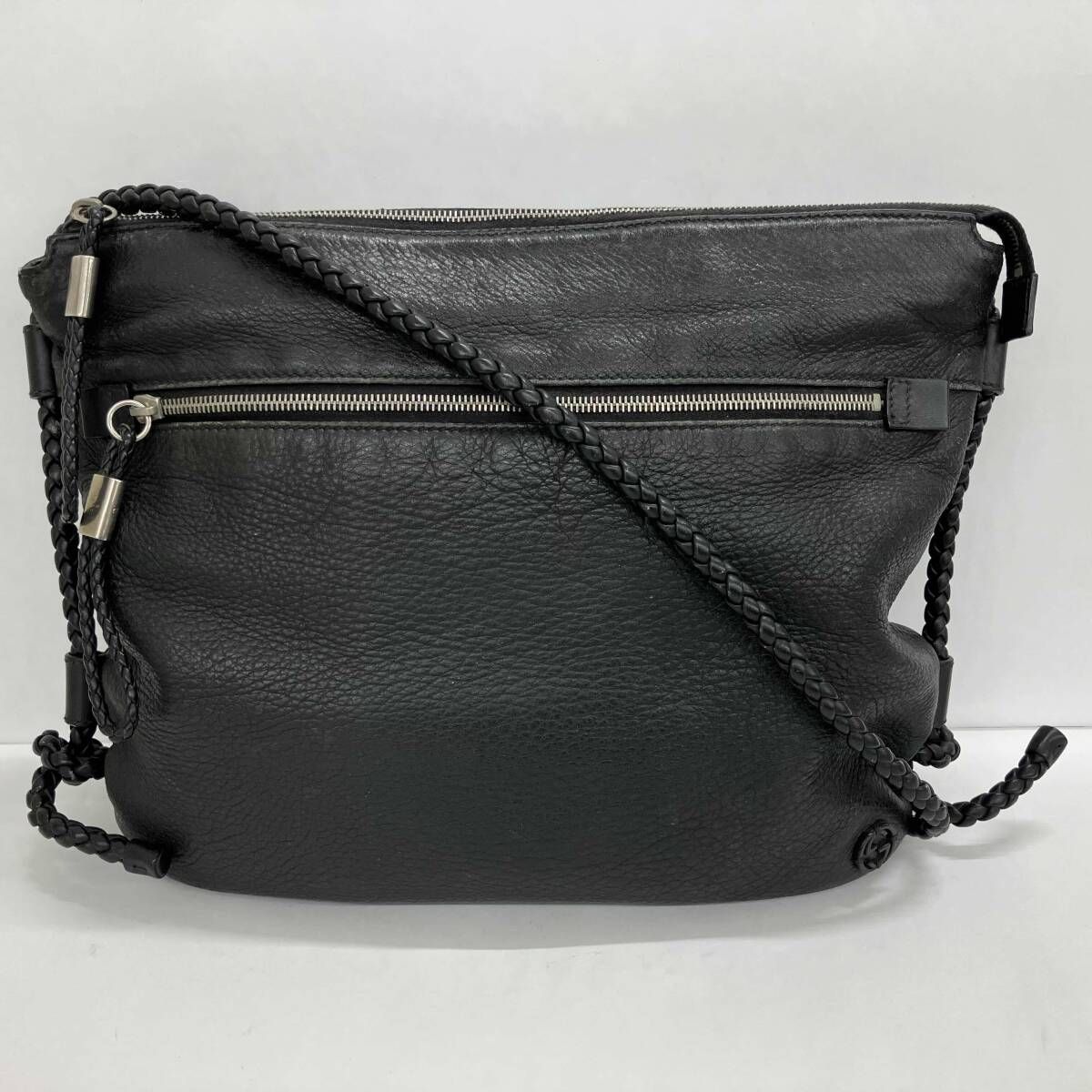 GUCCI グッチ インターロッキングG 268244 ショルダーバッグ クロスボディ レザー ブラック 黒 ロープ レディース 19,690円