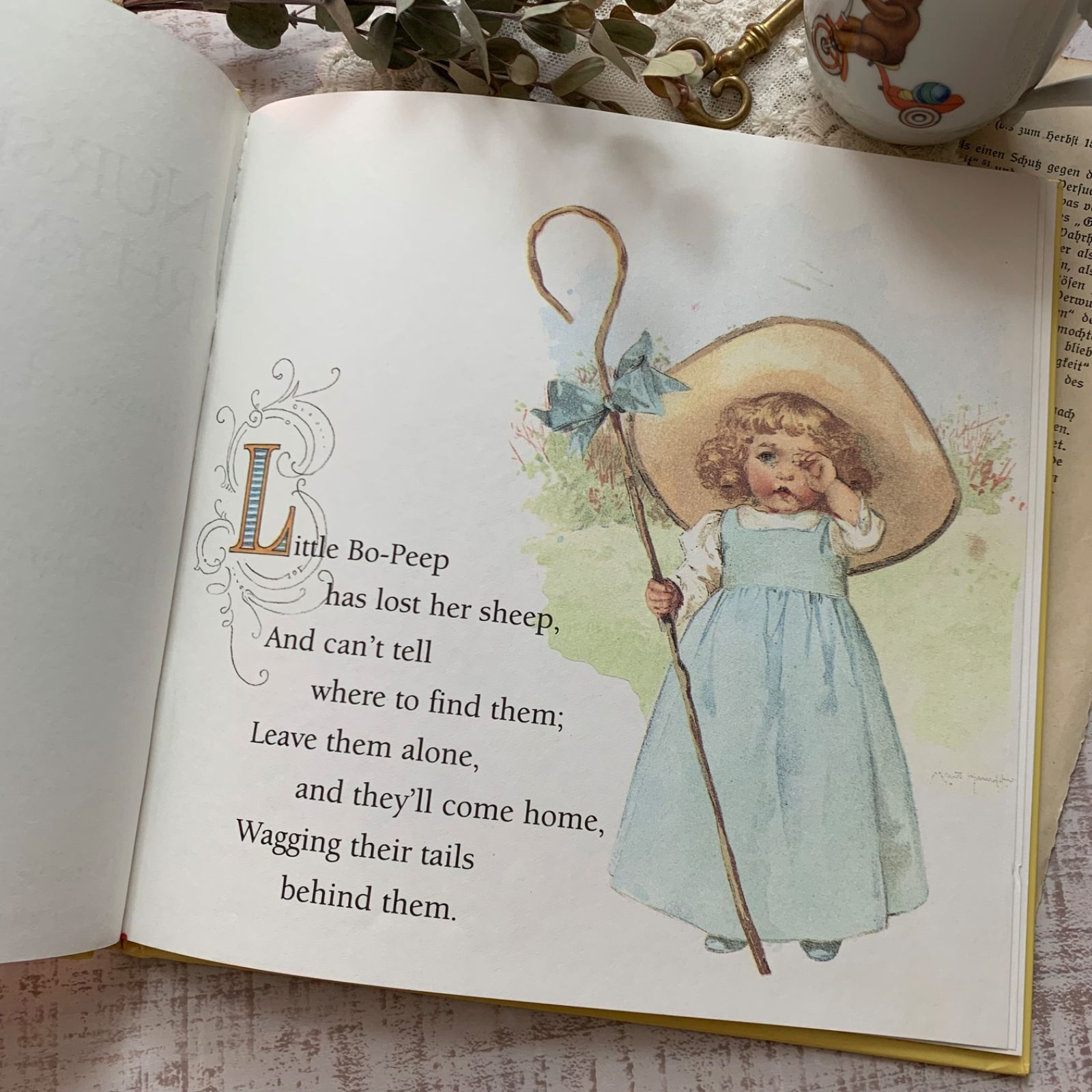 海外 絵本 Nursery Rhymes モード・ハンフリー 挿絵 ヴィクトリアン調