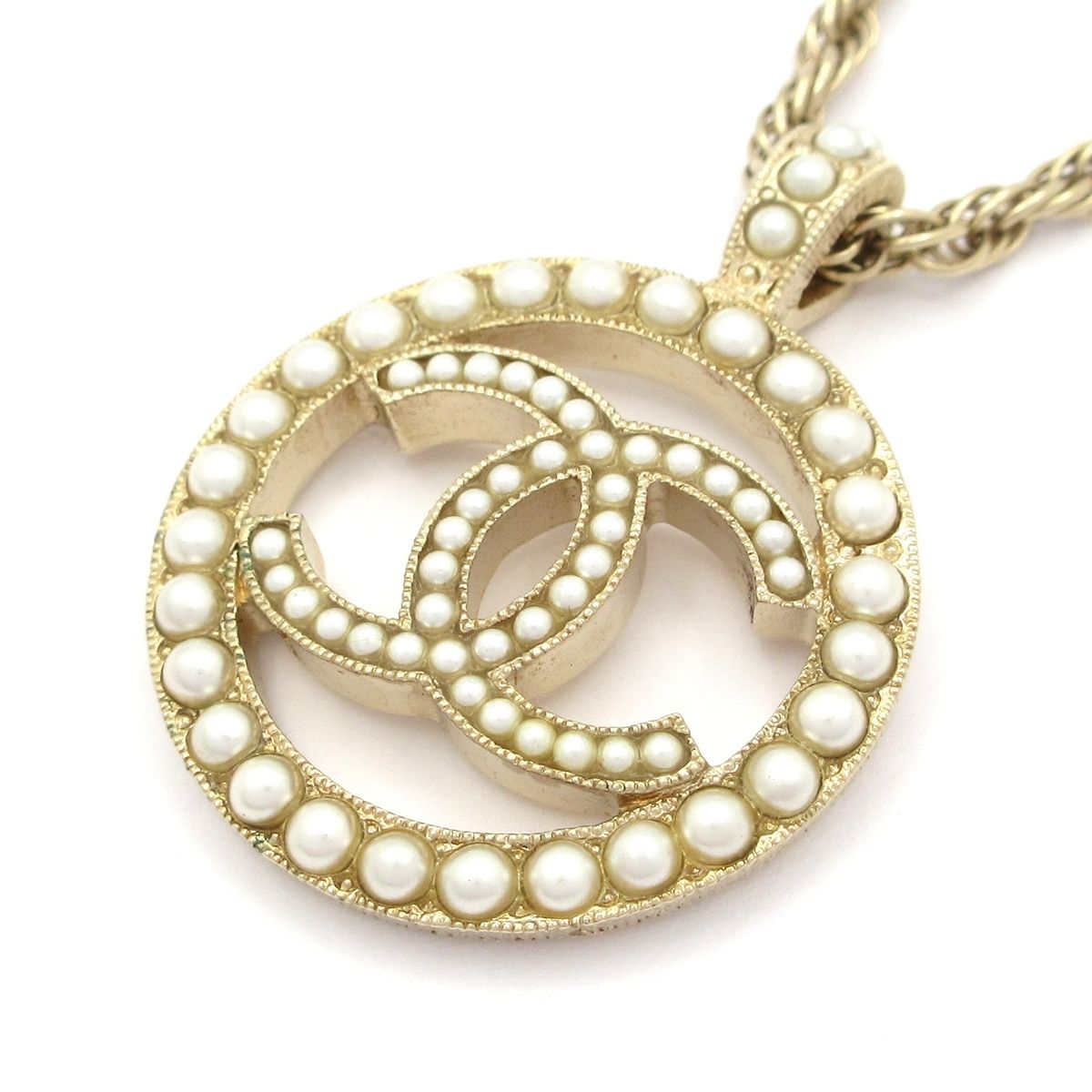 CHANEL(シャネル) ネックレス美品 - ゴールド×シルバー ココマーク