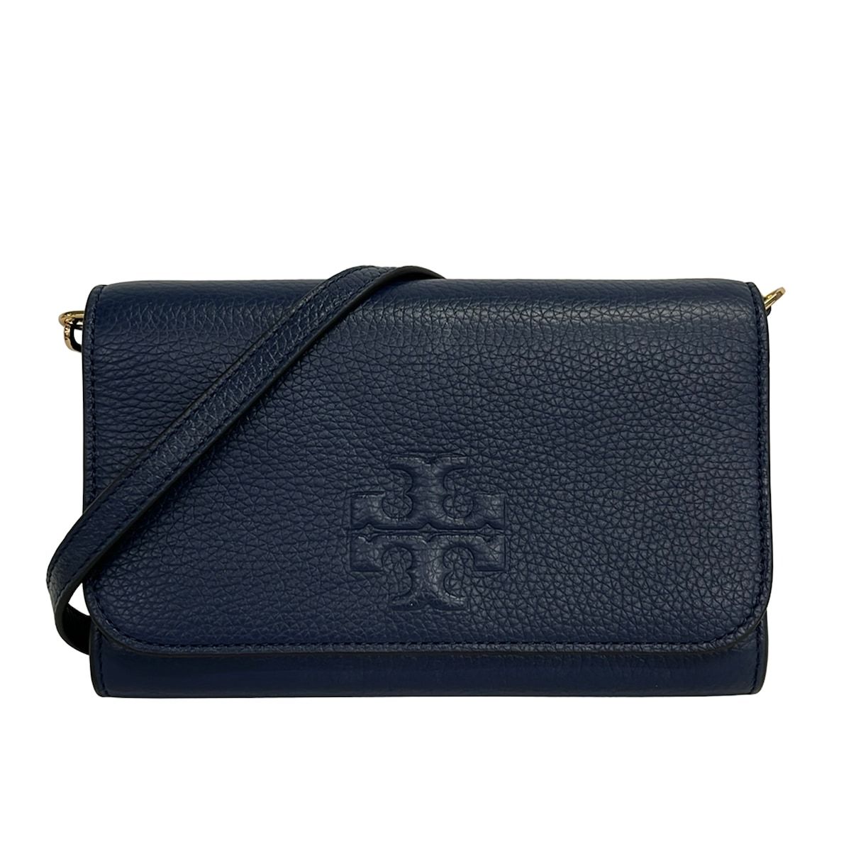 TORY BURCH(トリーバーチ) 財布 - ネイビー ショルダーウォレット 