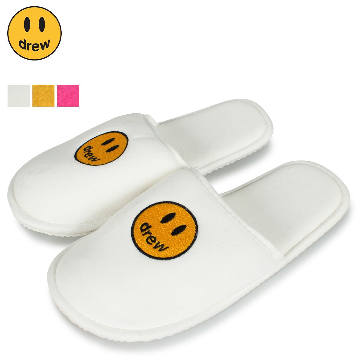 drew house ドリューハウス ルームスリッパ ルームシューズ メンズ レディース リビング トイレ 室内履き MASCOT SLIPPERS