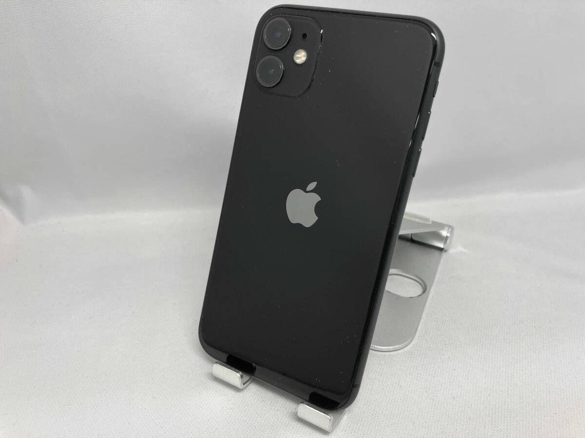 au 【SIMロックなし】MWLT2J/A iPhone 11 64GB ブラック au 18,474円
