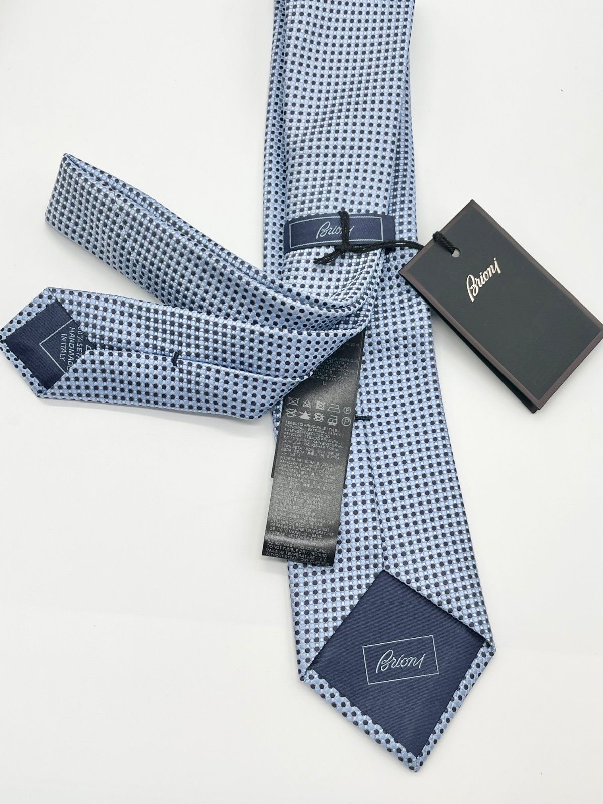 Brioni ブリオーニ ネクタイ ブルー(水色系) シルク100% *2849 - メルカリ