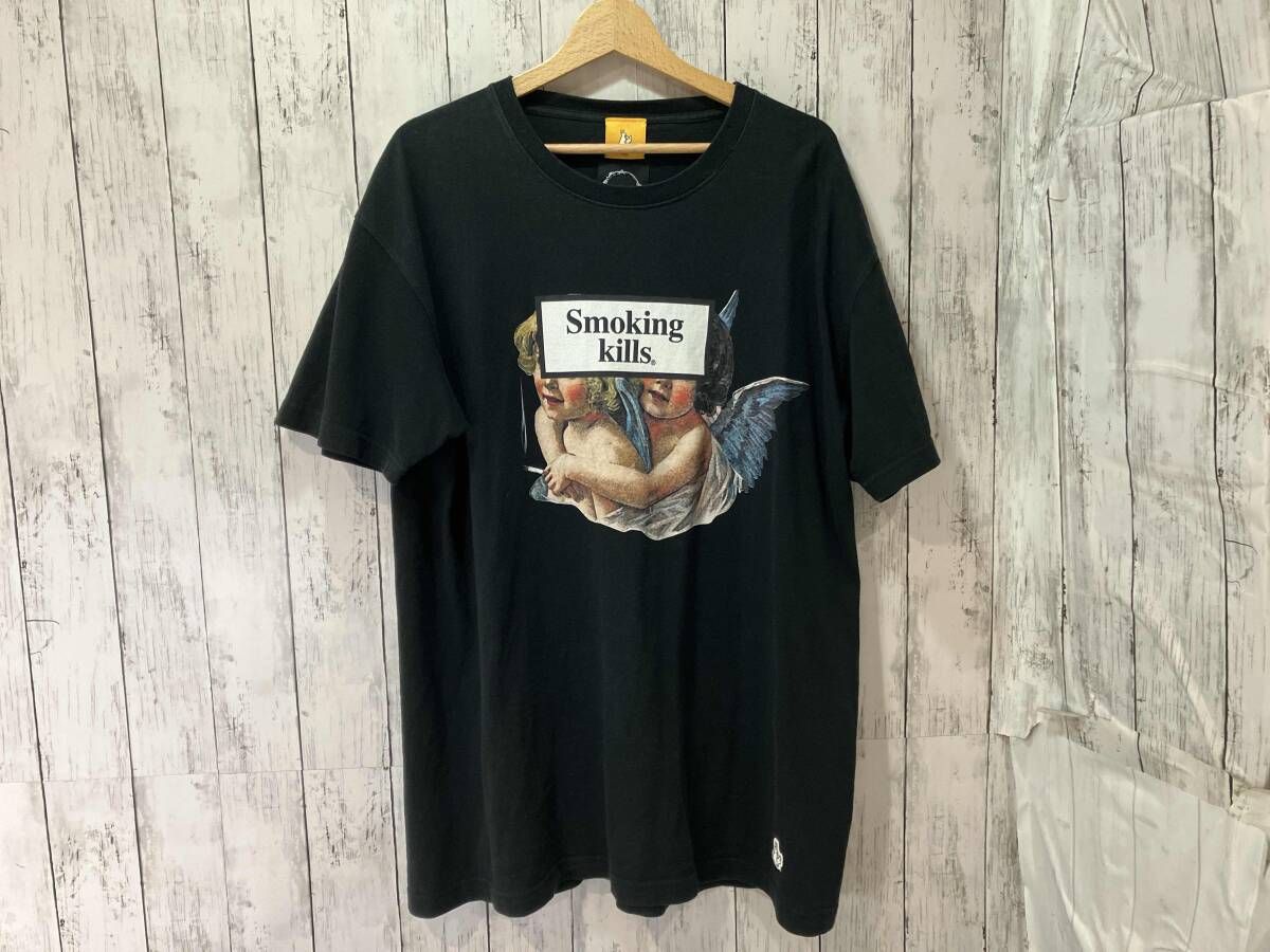 FR2 Smoking kills ブラックTシャツ