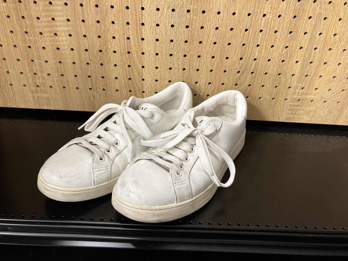 PRADA 衣料 2EG 381 スニーカーホワイト サイズ8