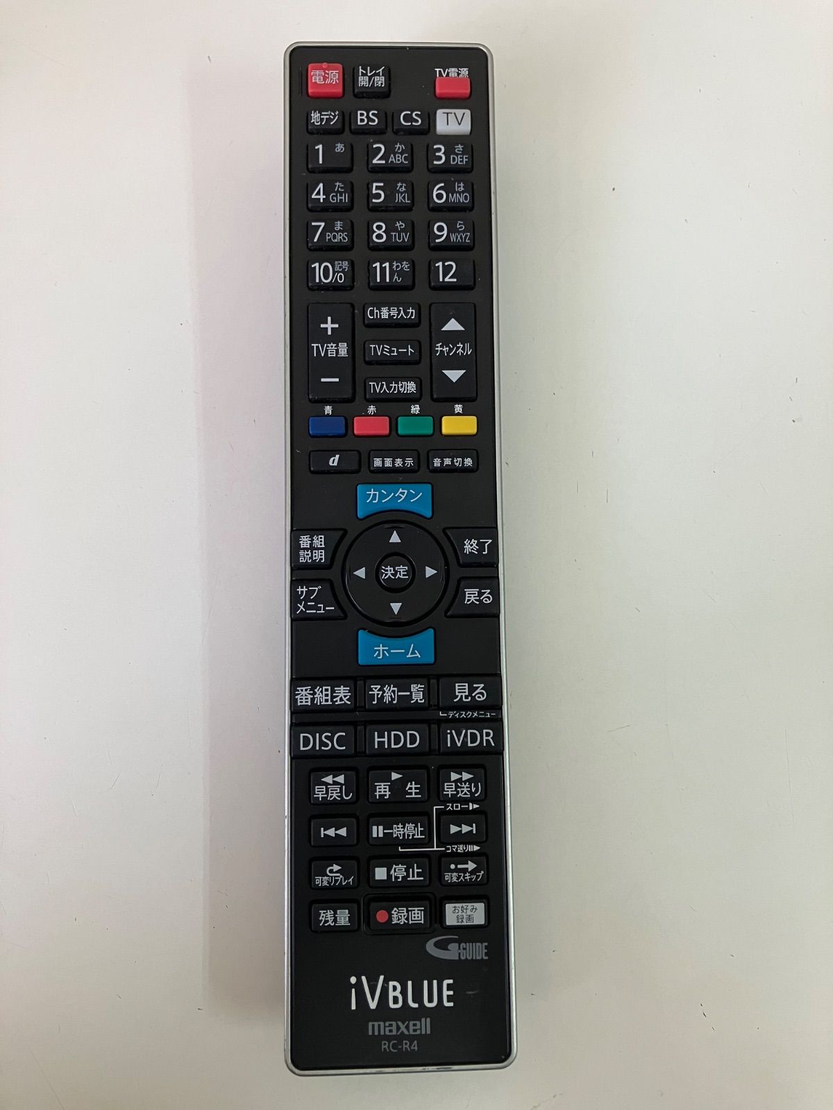 maxell マクセル ブルーレイディスクレコーダーリモコン RC-R4 6,000円