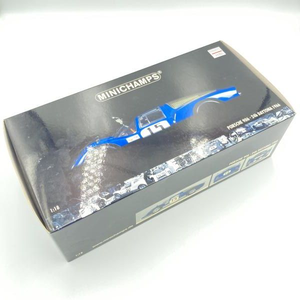 【中古】箱傷み・本体傷み)1/18 PORSCHE - 906 N 15 WINNER CLASS 24h DAYTONA 1966 H.HERRMANN - H.LINGE[6]