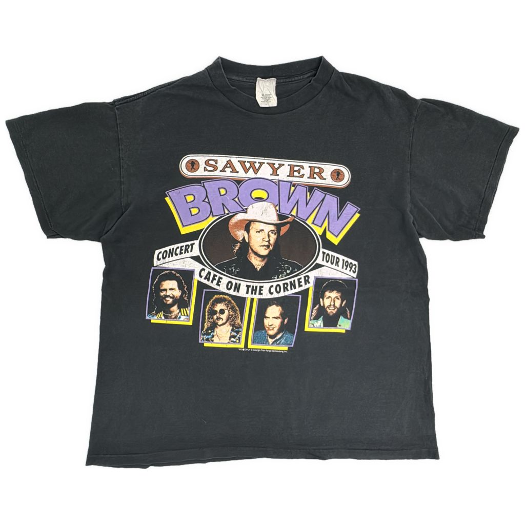 90年代 USA製 Sawyer Brown ソーヤー・ブラウン 1993 ツアーTシャツ
