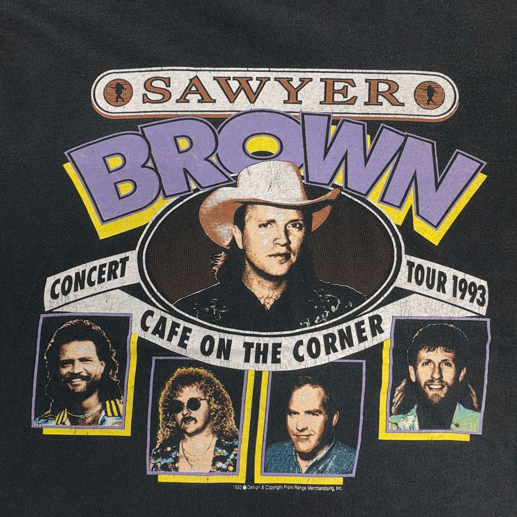 90年代 USA製 Sawyer Brown ソーヤー・ブラウン 1993 ツアーTシャツ