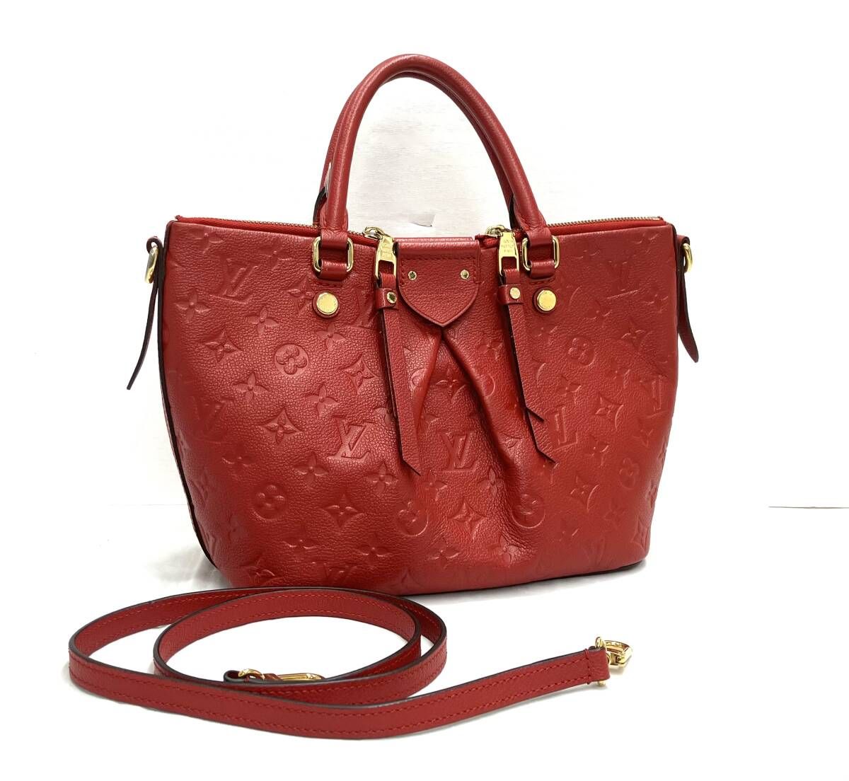 【鑑定書付き】 LOUIS VUITTON ルイ ヴィトン モノグラム アンプラント マザリーヌPM 2way ハンド ショルダー バッグ DU2195 M50638