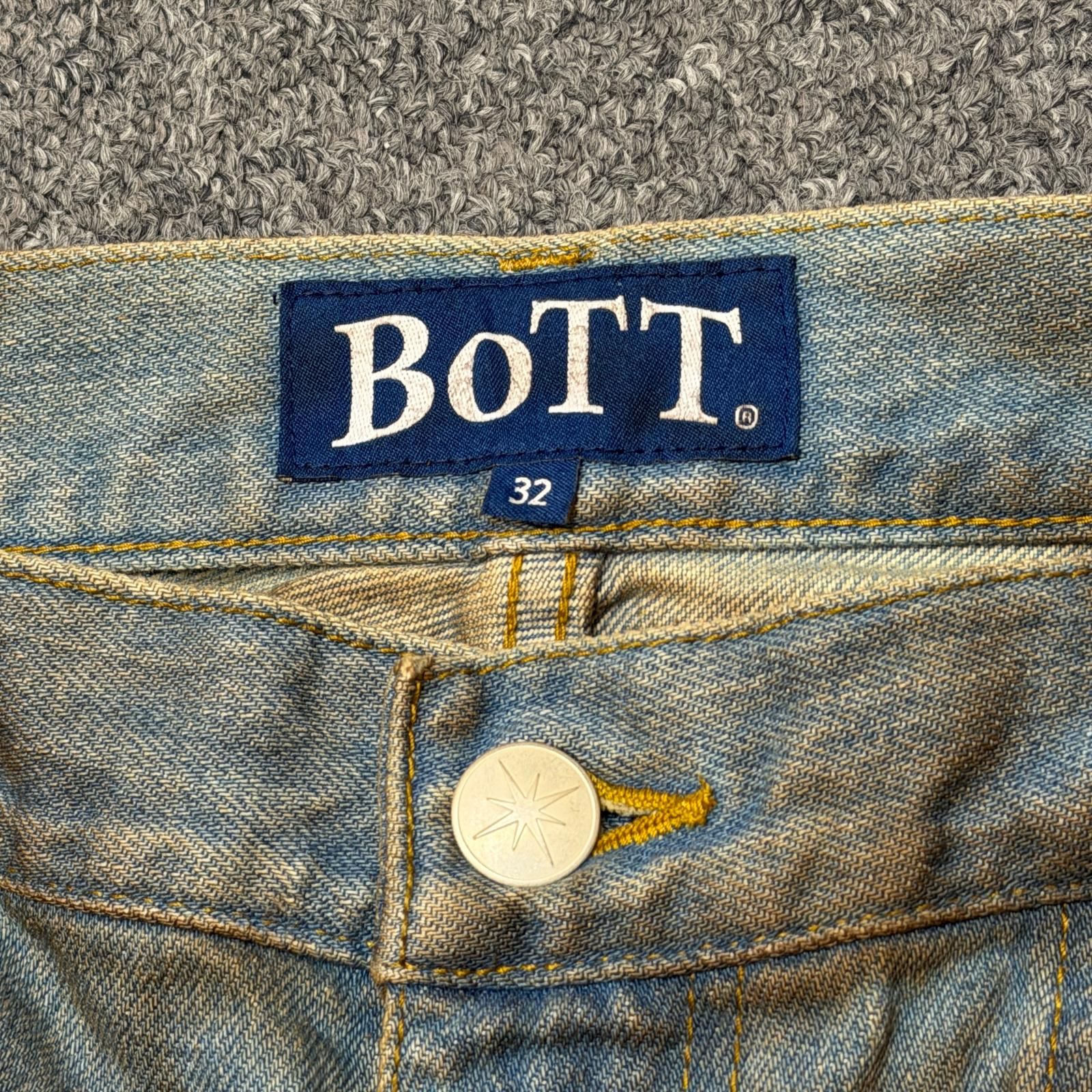 参考上代44000円 未使用 BoTT OI' Dirty Painter Jean ダメージ加工