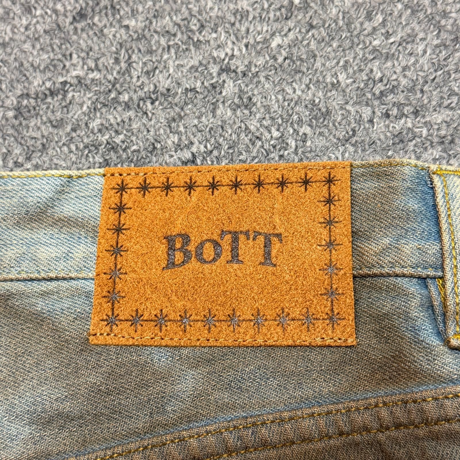 参考上代44000円 未使用 BoTT OI' Dirty Painter Jean ダメージ加工