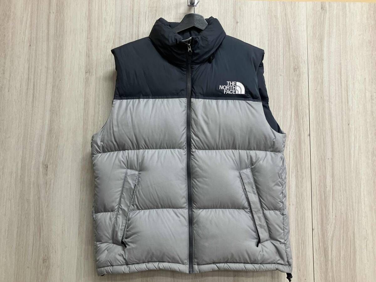 THE NORTH FACE ザノースフェイス ダウンベスト ＮＤ92232 XLサイズ グレー シミ汚れ有り