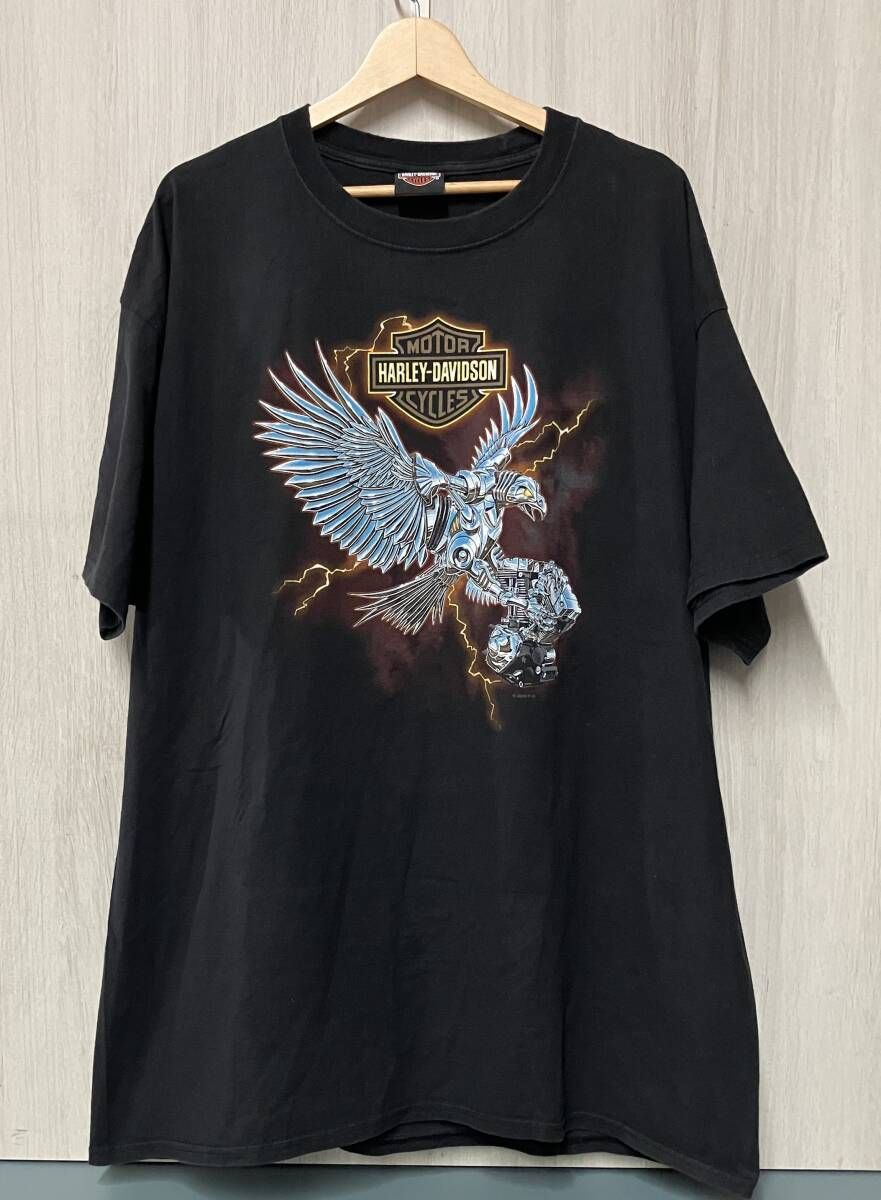HARLEY DAVIDSON/ハーレーダビッドソン/半袖Tシャツ/2016EAGLE/2XL/ブラック