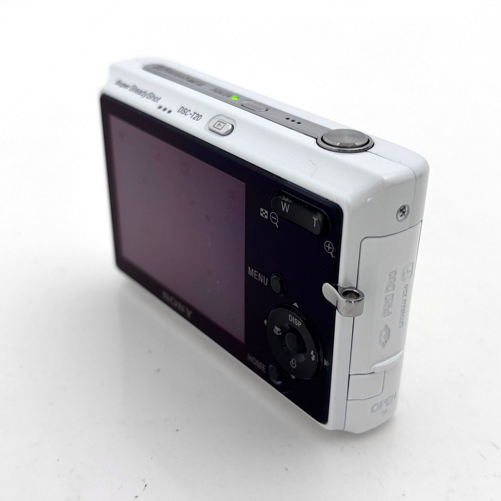 ソニー】SONY Cyber-shot Super SteadyShot DSC-T20 ホワイト デジタル 