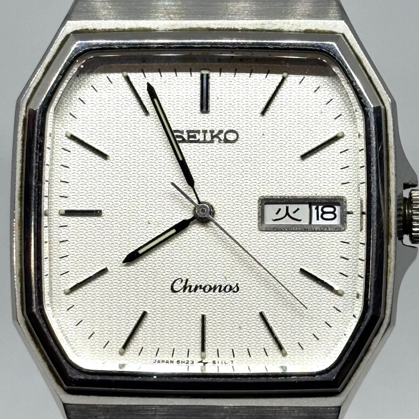 電池切れ】SEIKO セイコー クロノス デイデイト 白文字盤 QZ 5H23-5100