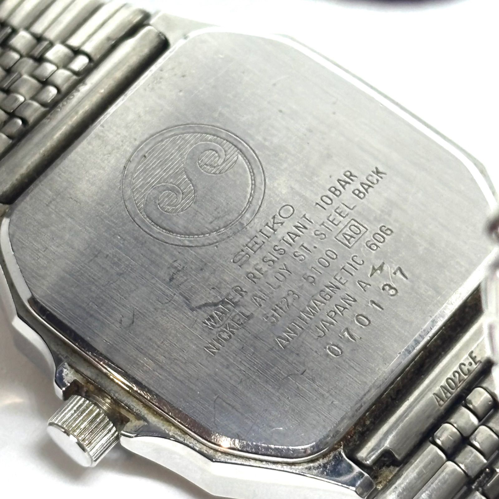 電池切れ】SEIKO セイコー クロノス デイデイト 白文字盤 QZ 5H23-5100