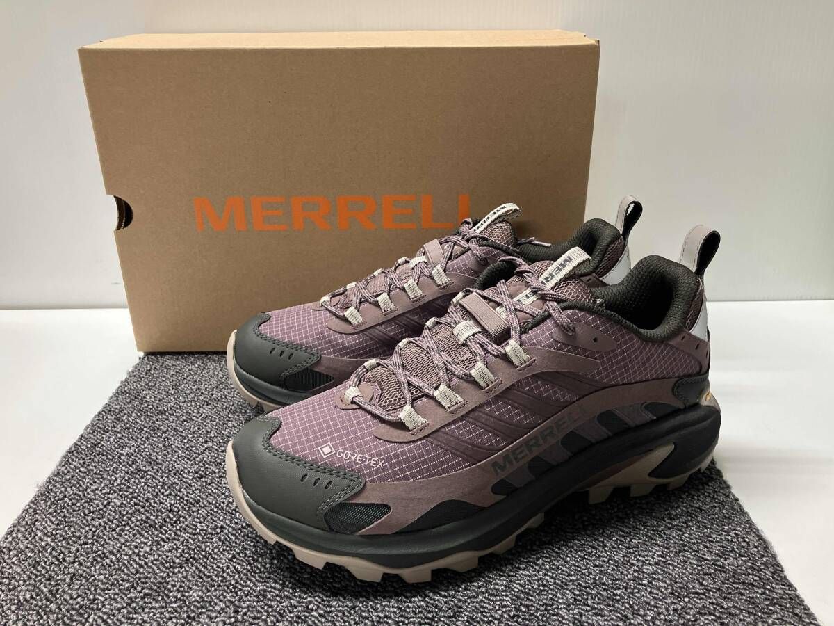 美品 箱付き★ MERRELL メレル スニーカー MOAB SPEED 2 GORE-TEX®（モアブ スピード 2 ゴアテックス®）」 パープル/ J037795 / 26cm 9,571円