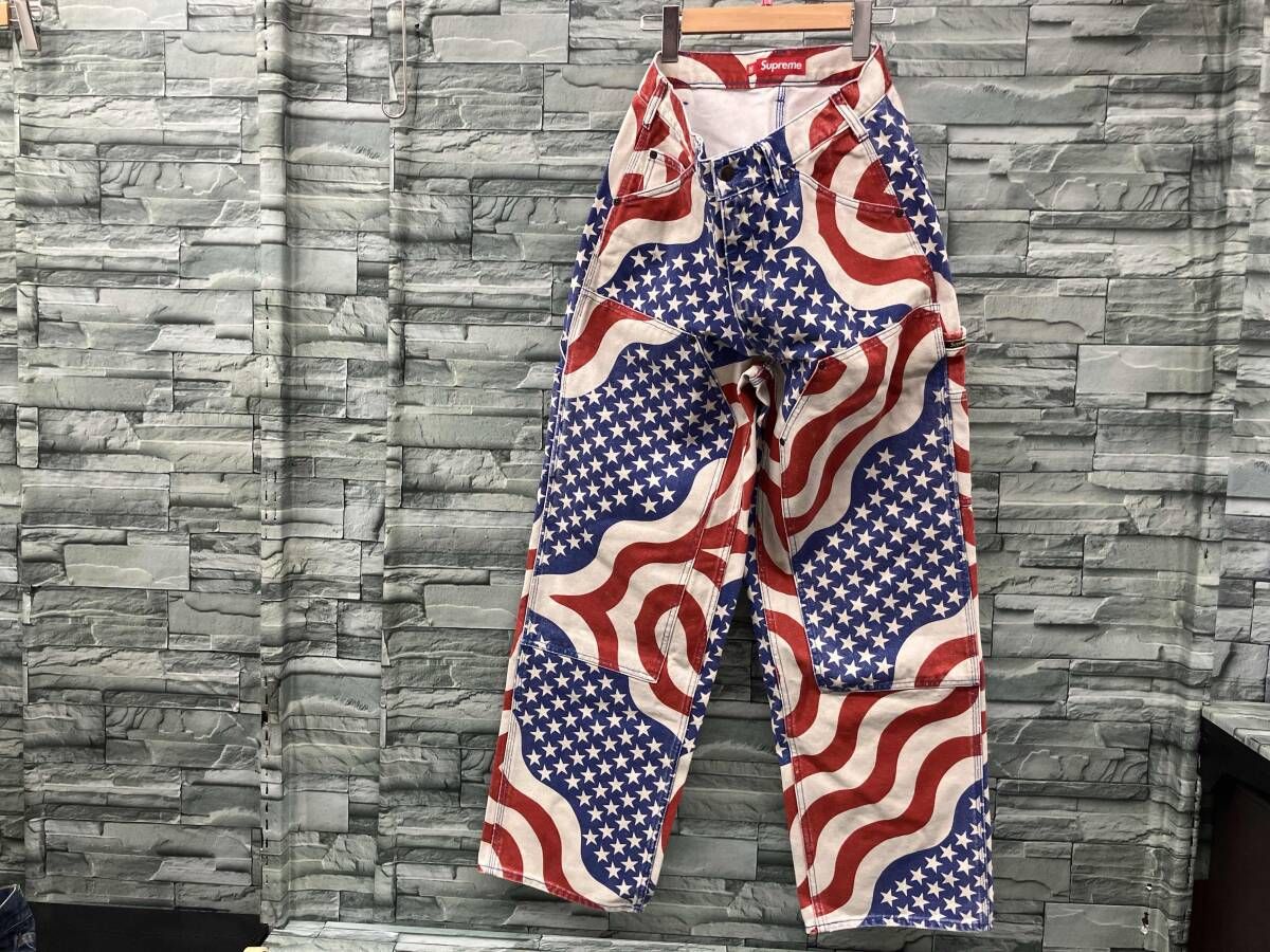 Supreme/ジーンズ/Flag Double Knee Painter pant/30/シュプリーム 