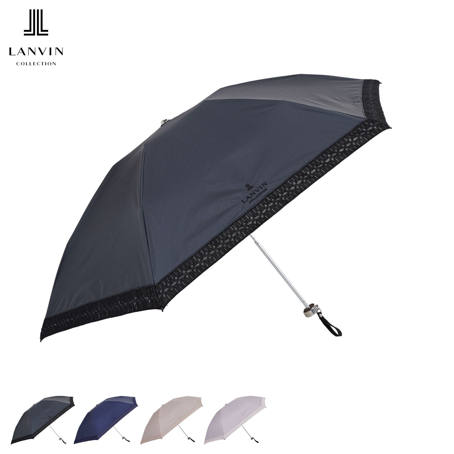 ランバン コレクション LANVIN COLLECTION 日傘 折りたたみ 晴雨兼用 軽量 レディース 50cm 22-083-11868-02 10,296円