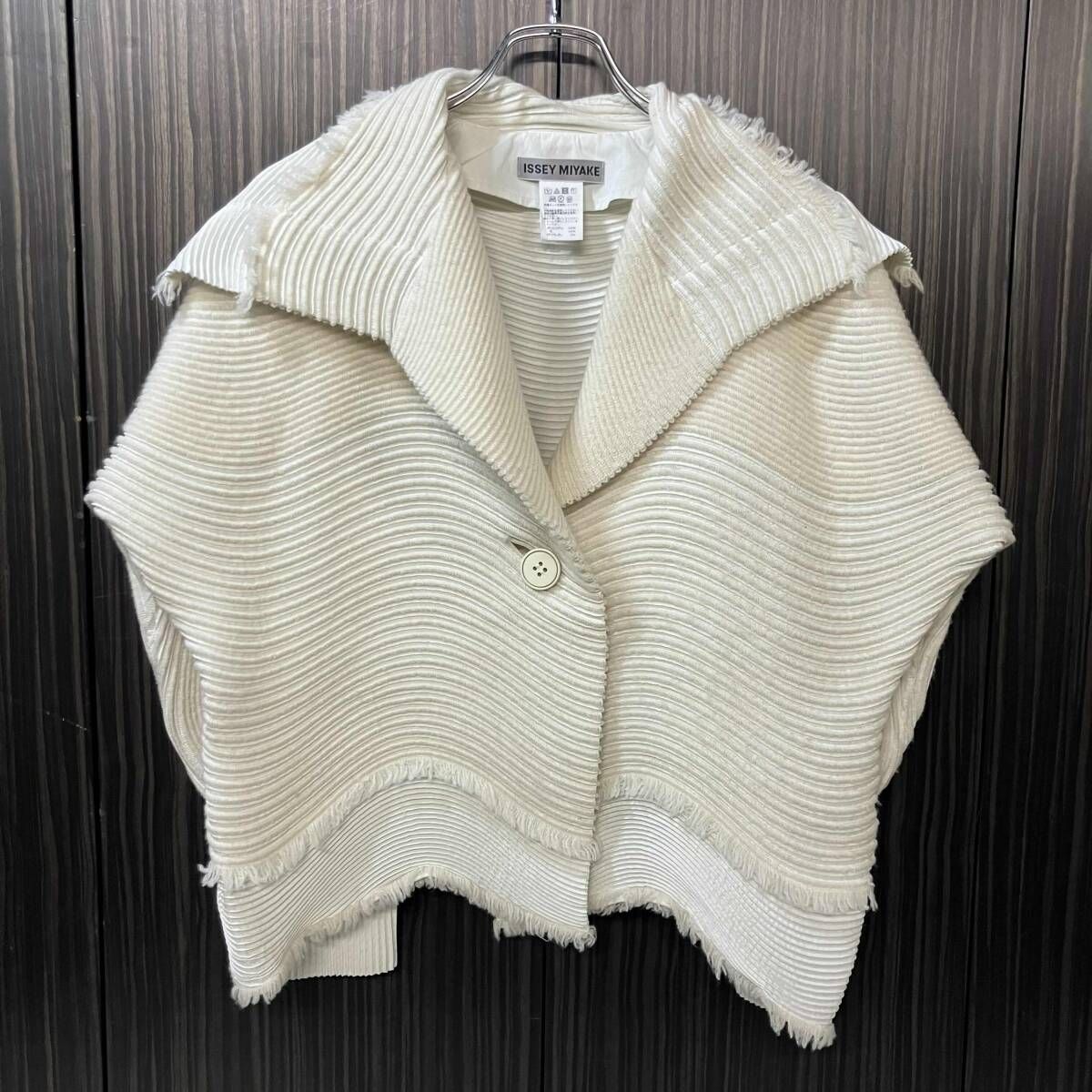 18AW ISSEY MIYAKE ジャケット 3Dスチームストレッチプリーツ切替