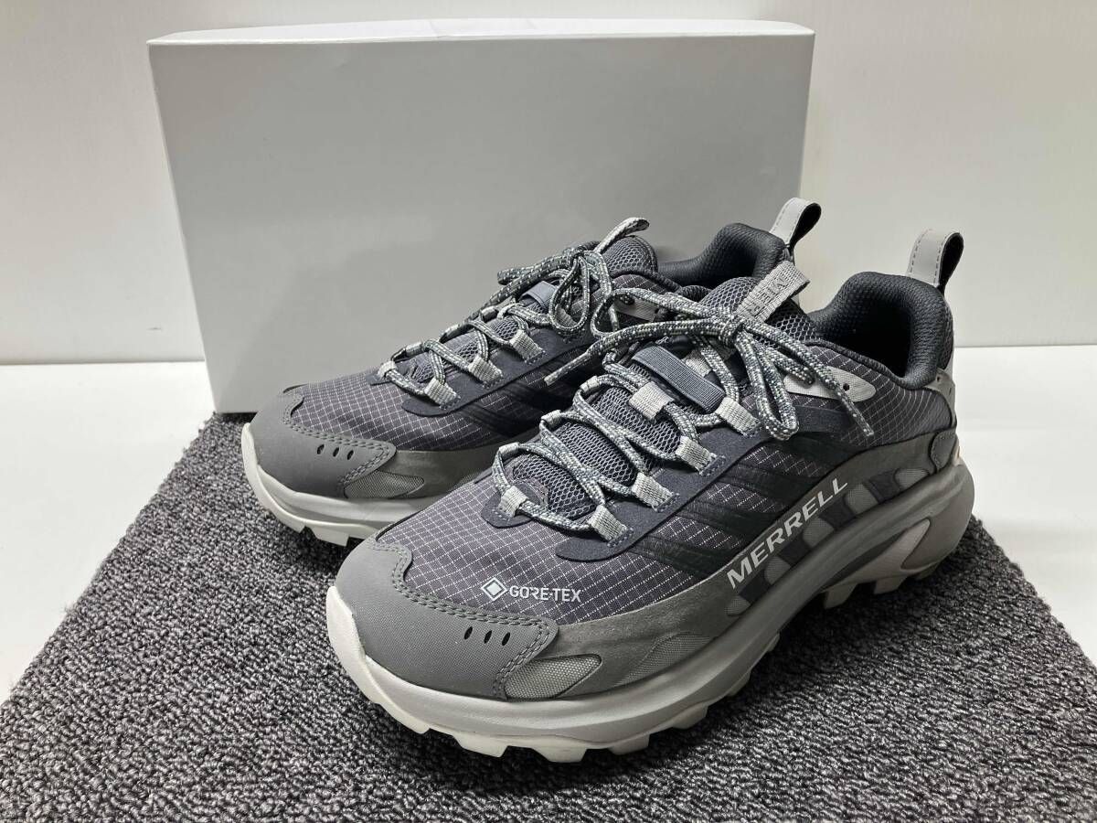 箱付き★ MERRELL メレル スニーカー MOAB SPEED 2 GORE-TEX®（モアブ スピード 2 ゴアテックス®）」 グレー / J037515 / 26cm