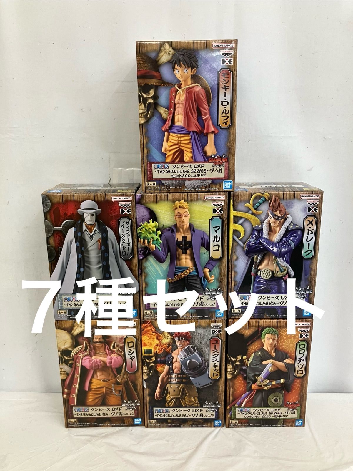 未開封 ONE PIECE ワンピース DXF フィギュア 7種 LF5800 f099 - メルカリ