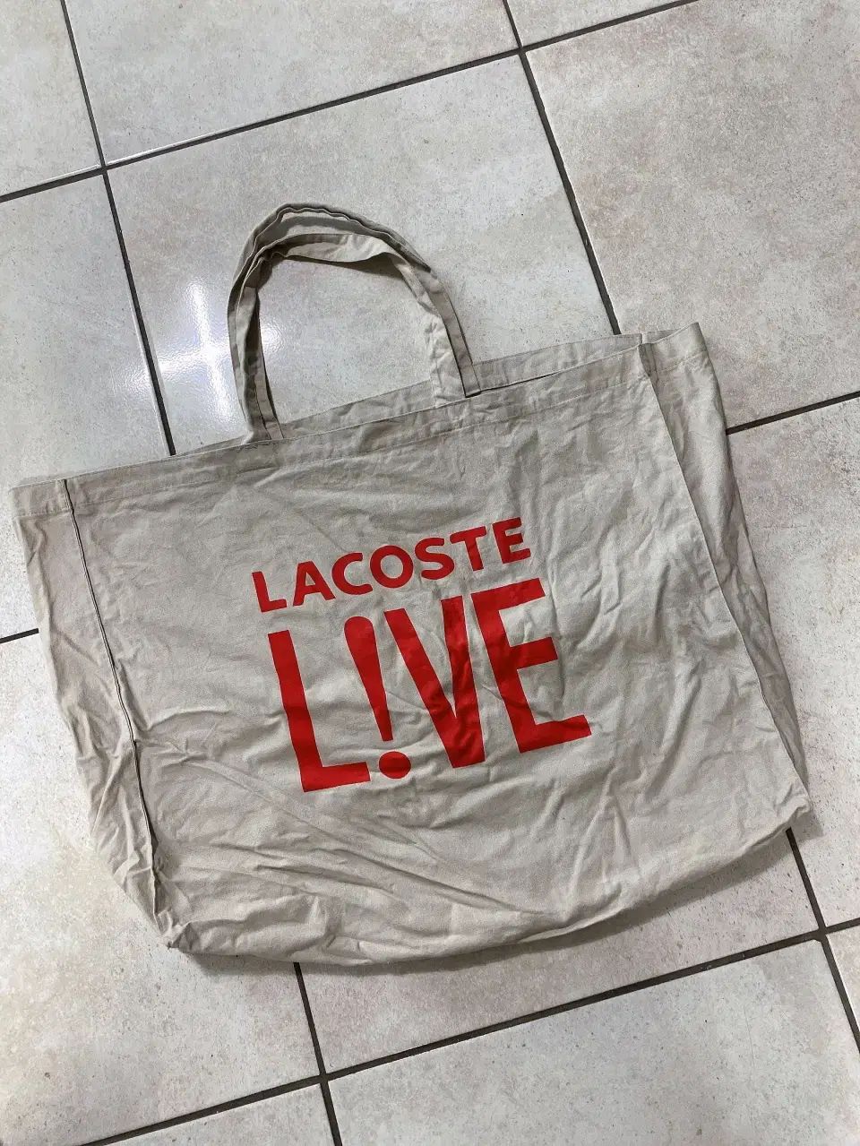 モンヴィンテージ/LACOSTE オーバーサイズ エコバッグ