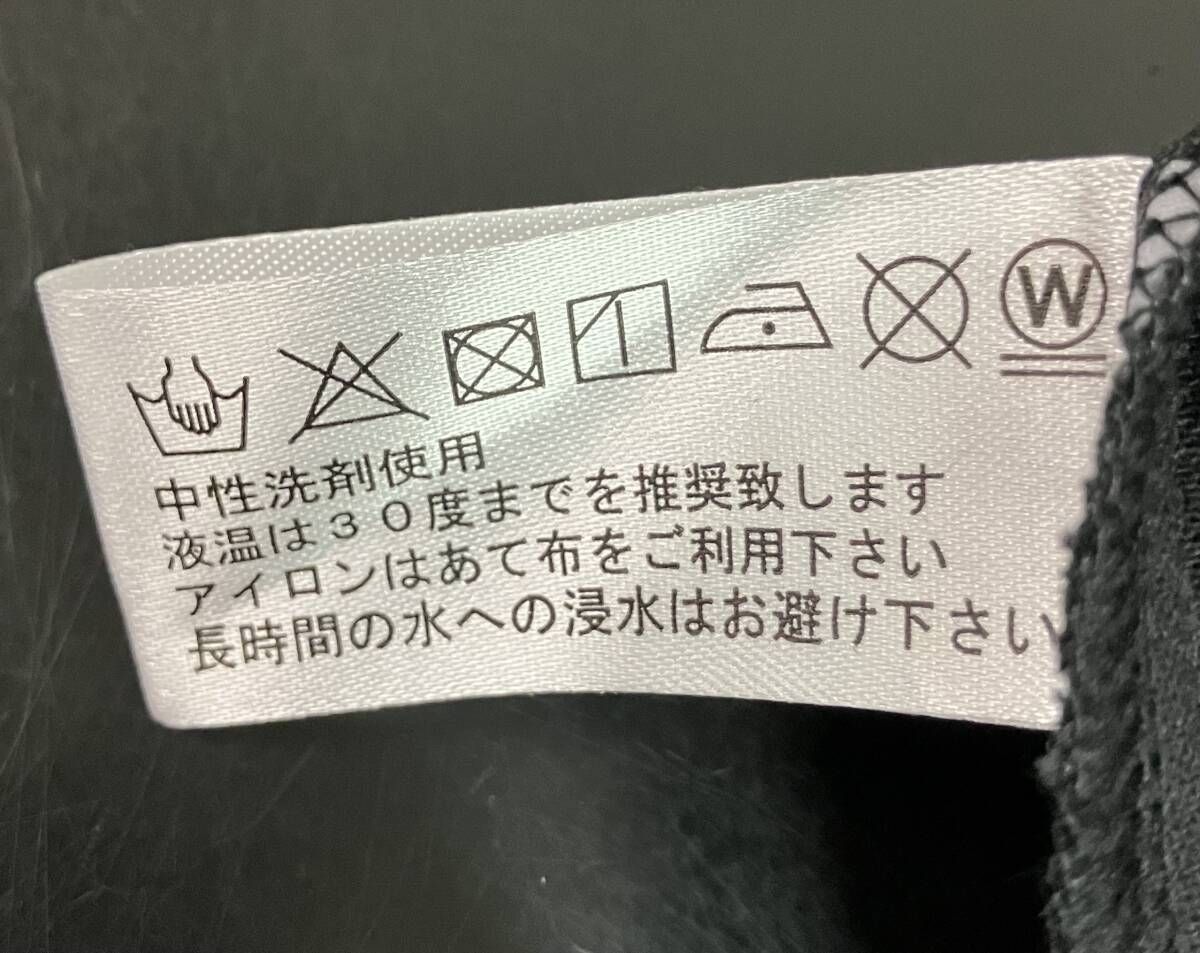 hoshibako works ホシバコワークス 長袖ワンピース 星箱Works ストライプ セーラーカラー リボン サイズ表記なし ブラック ホワイト