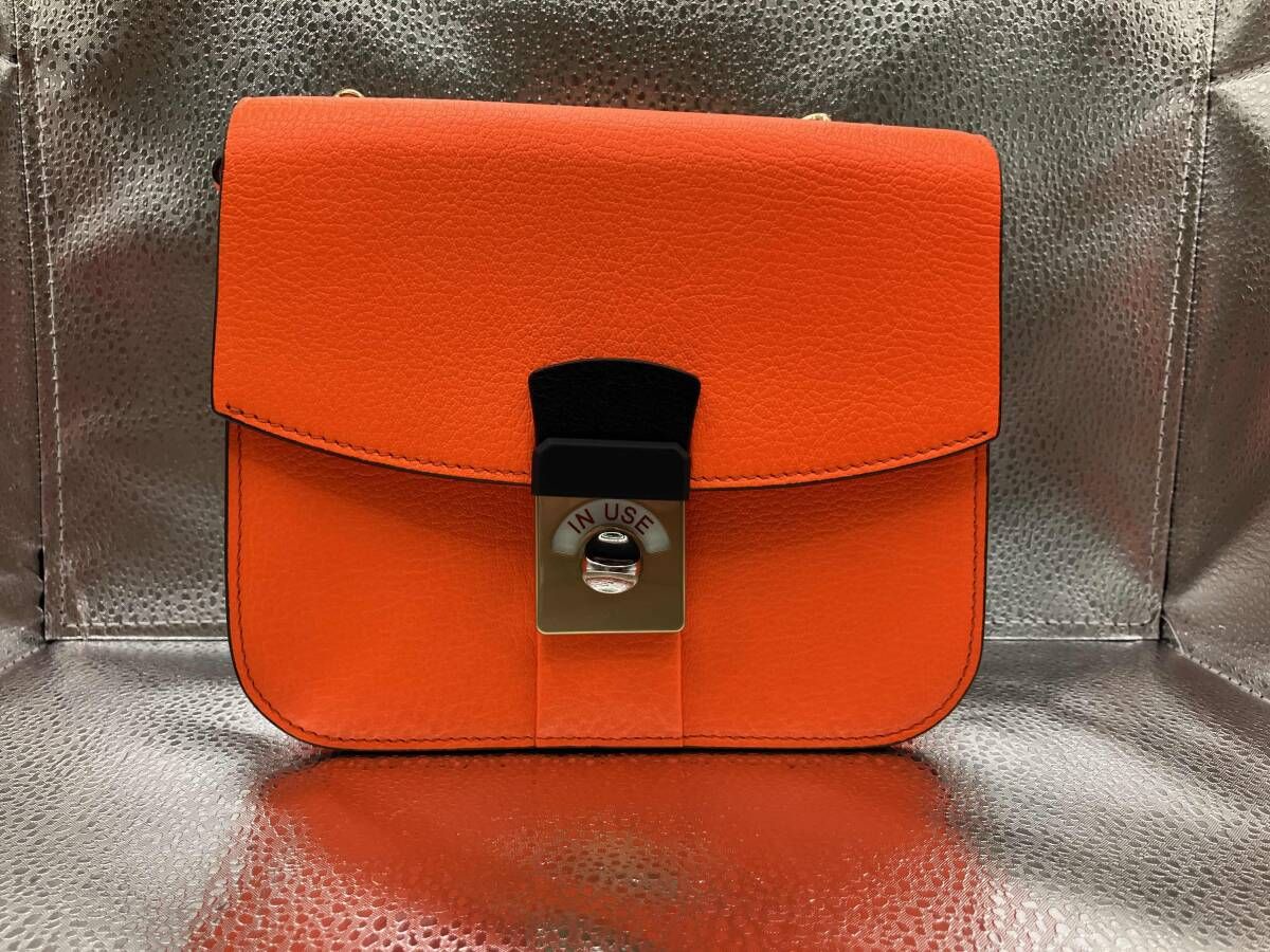 Maison Margiela ショルダーバッグ NEW LOOK オレンジ×ホワイト メゾンマルジェラ