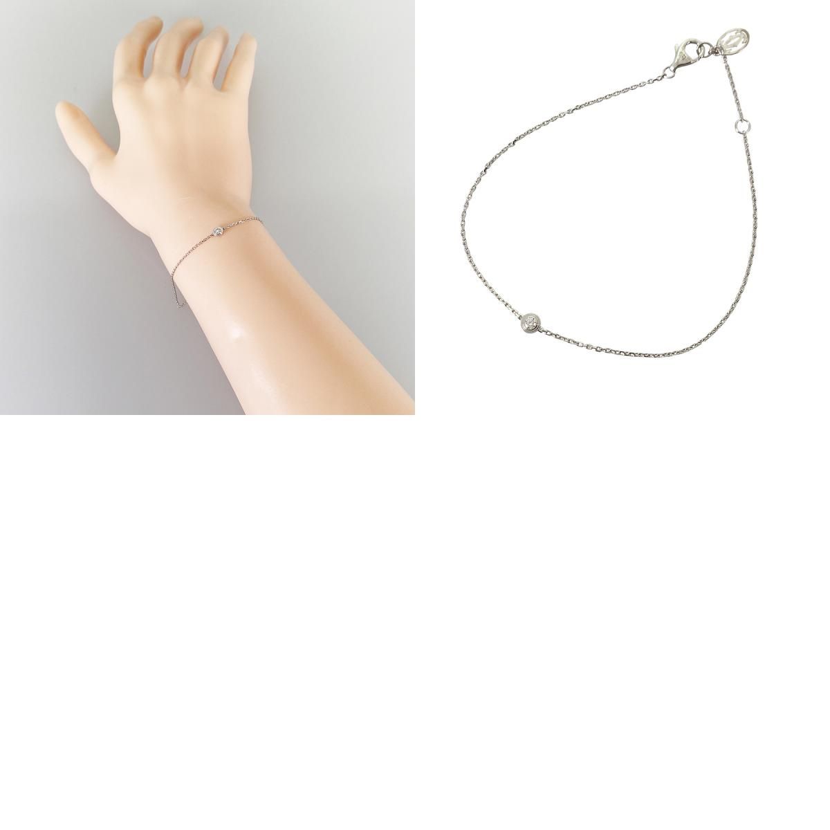 カルティエ Cartier ダムール XS K18WG ダイヤモンド ブレスレット sss 