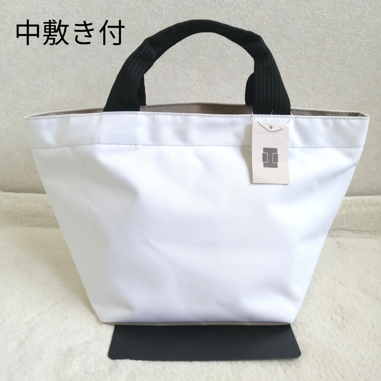 未使用タグ付☆エルベシャプリエ 舟形トートバッグ ハンドバッグ 