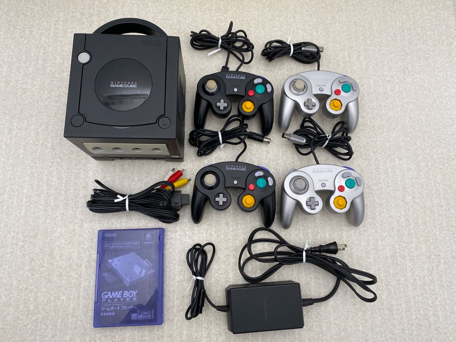 ゲームキューブ 本体 ブラック 動作品 コントローラー4点 ゲームボーイ